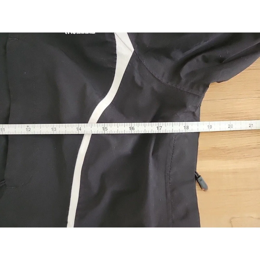 The North Face Jacket Women's XS Black White HyVent Hooded Jacket Coat - Picture 16 of 16